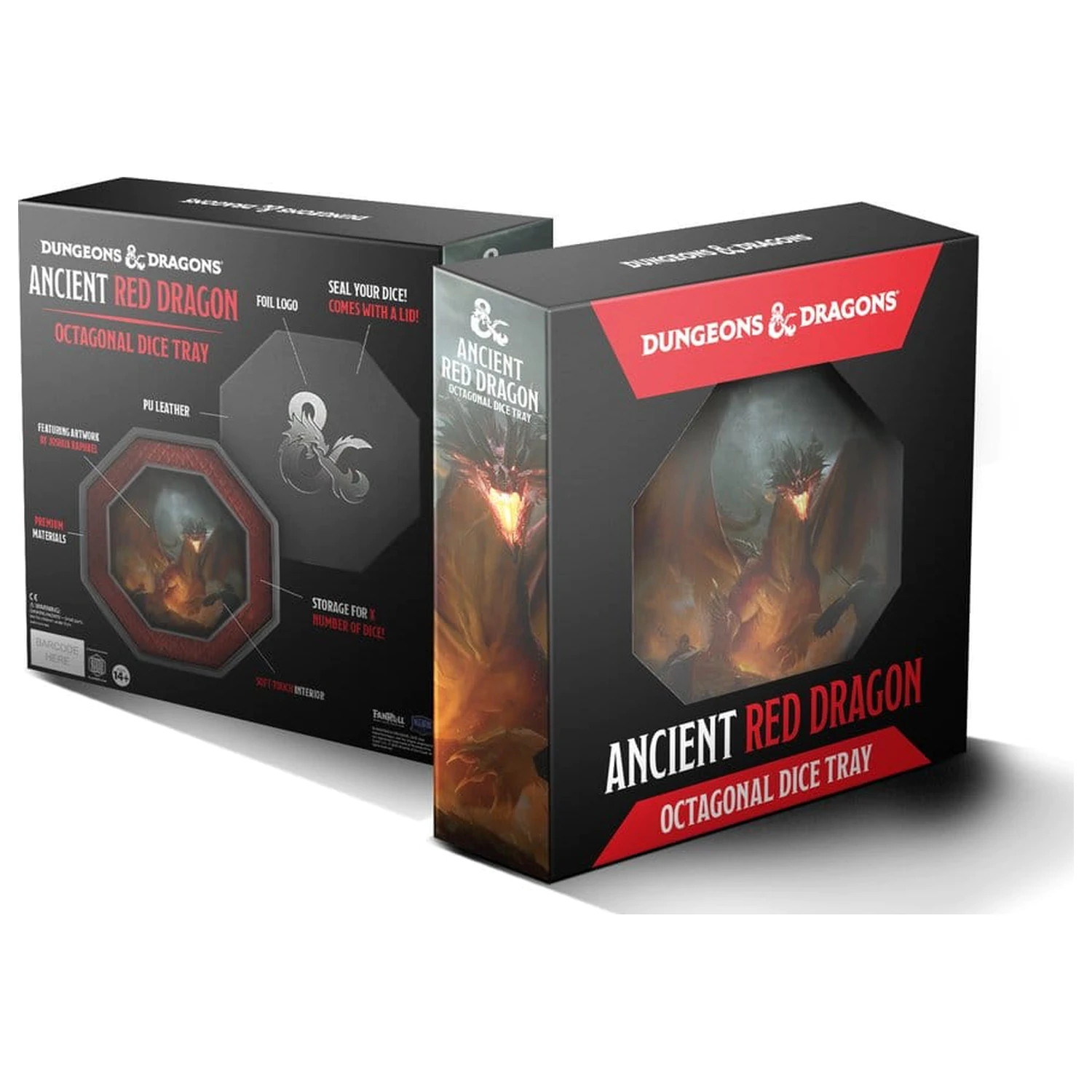 Dungeons & Dragons podnos na kostky osmiúhelník s úložným prostorem fotografii produktu