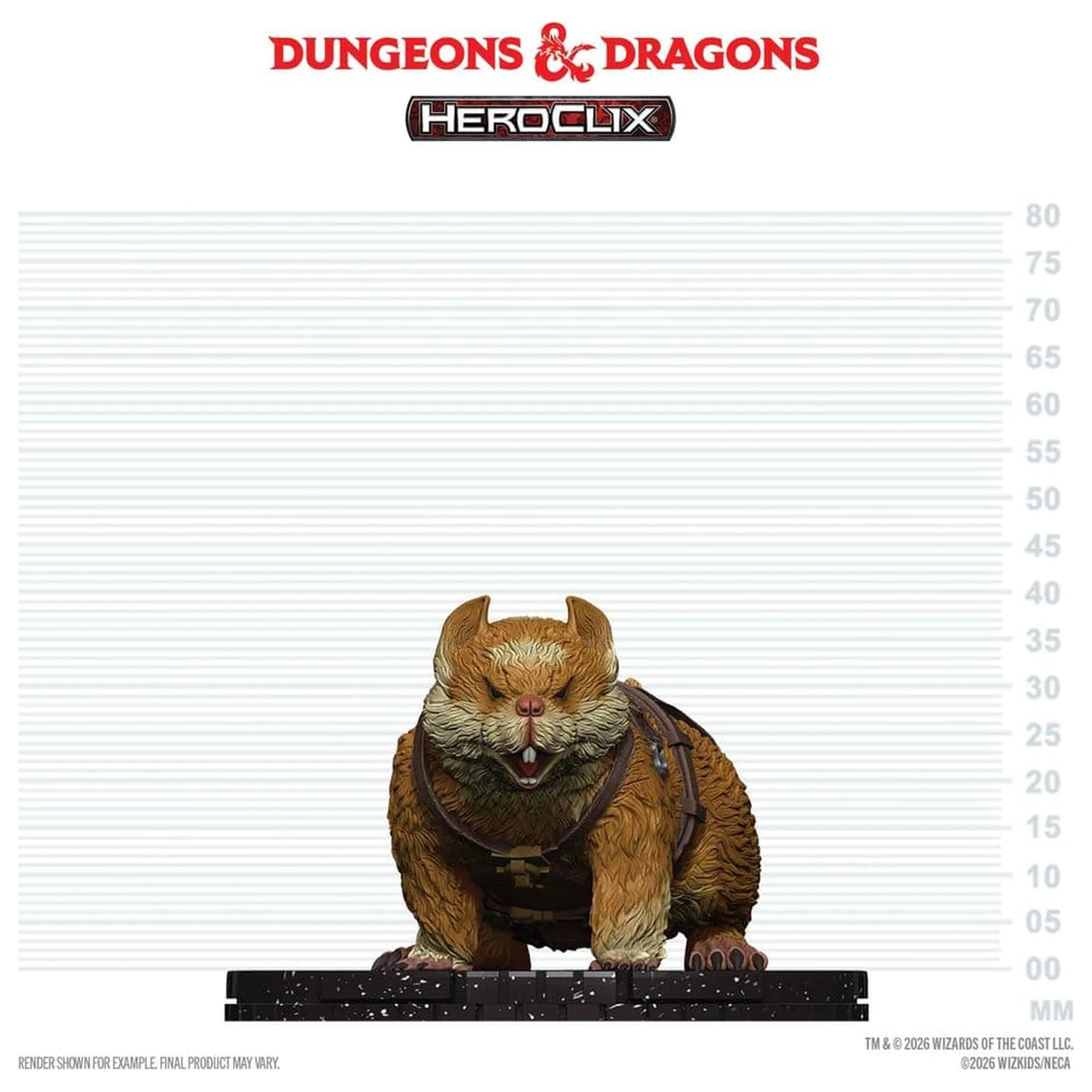 Dungeons & Dragons HeroClix: Velká figurka Space Hamster fotografii produktu