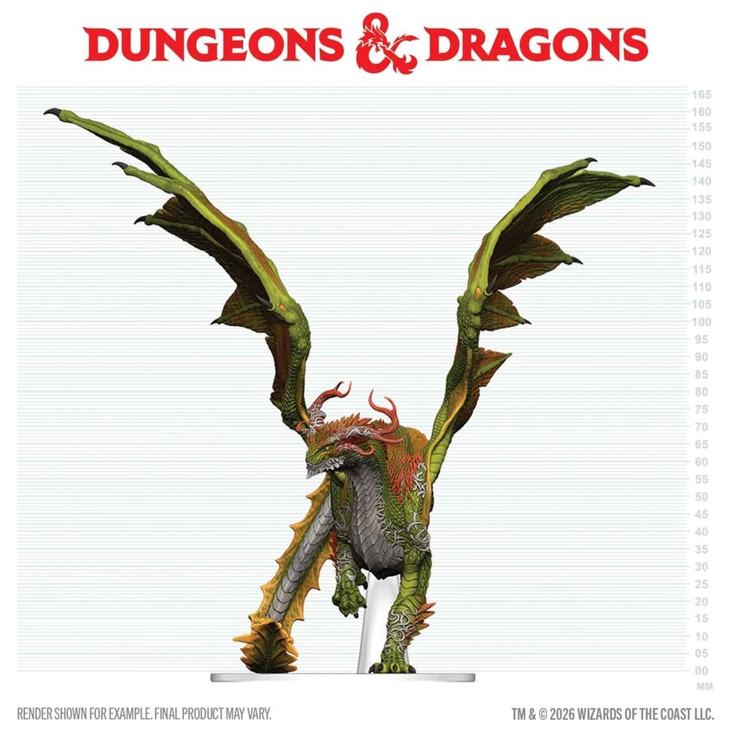 Dungeons & Dragons Icons of the Realms předbarvené miniatury dospělého ducha draka 24 cm fotografii produktu