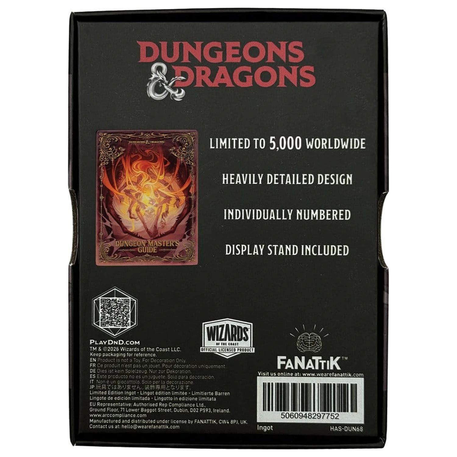Dungeons & Dragons Ingot Příručka pro Dungeon Mastery Alternativní Obálka Limitovaná Edice fotografii produktu