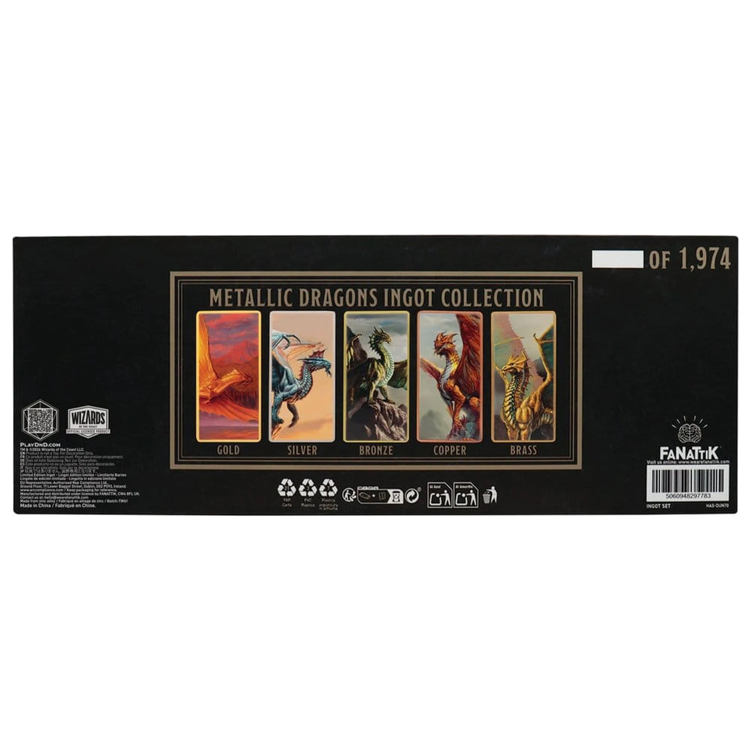 Dungeons & Dragons sada ingotů Magnet Warrior Limited Edition fotografii produktu