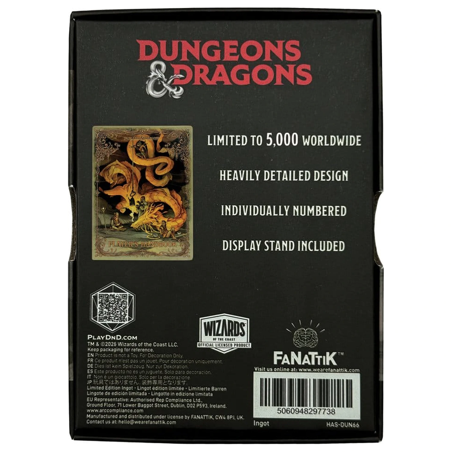 Dungeons & Dragons Ingot Player's Handbook Alternativní obálka limitovaná edice fotografii produktu