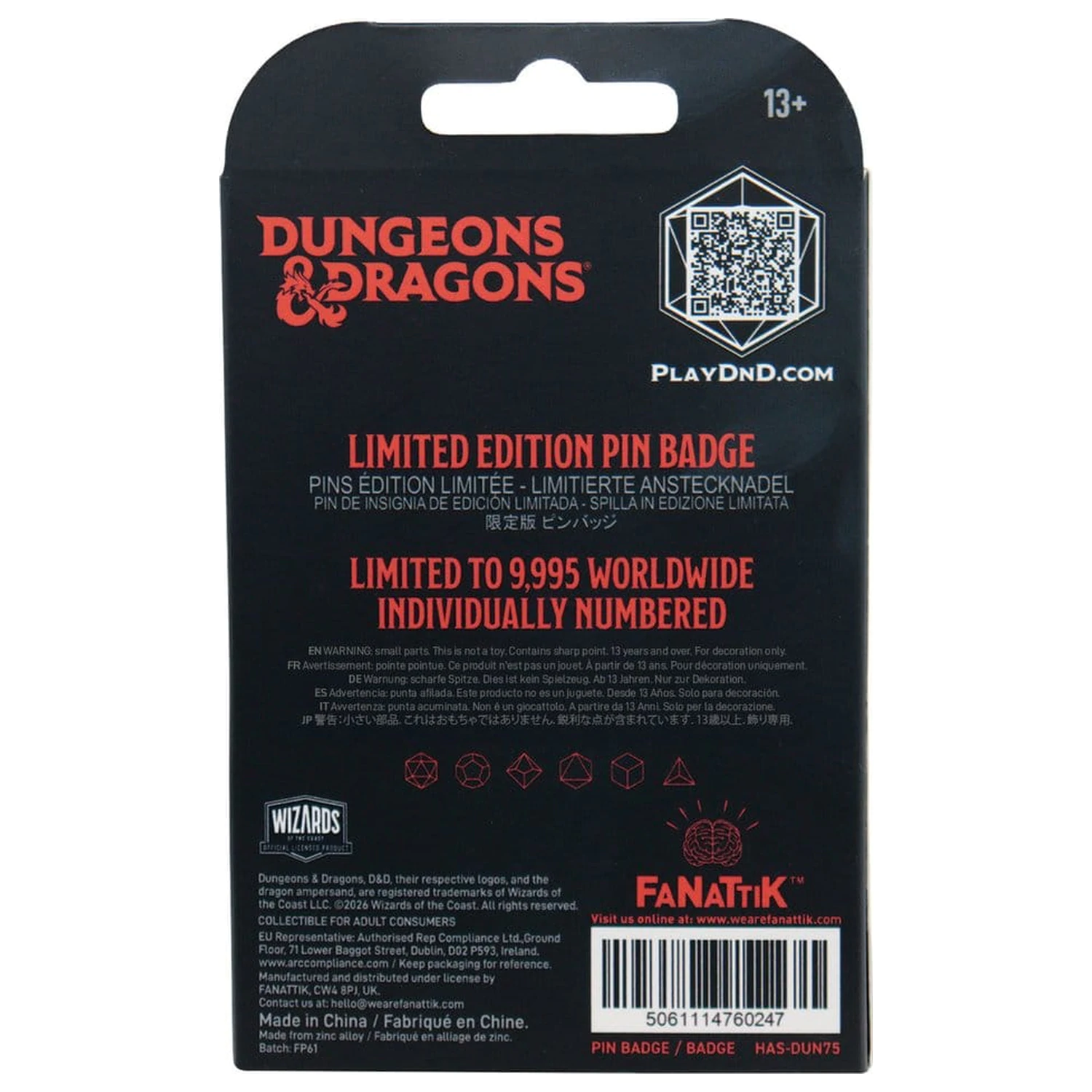 Dungeons & Dragons Pin odznak Beholder limitovaná edice fotografii produktu