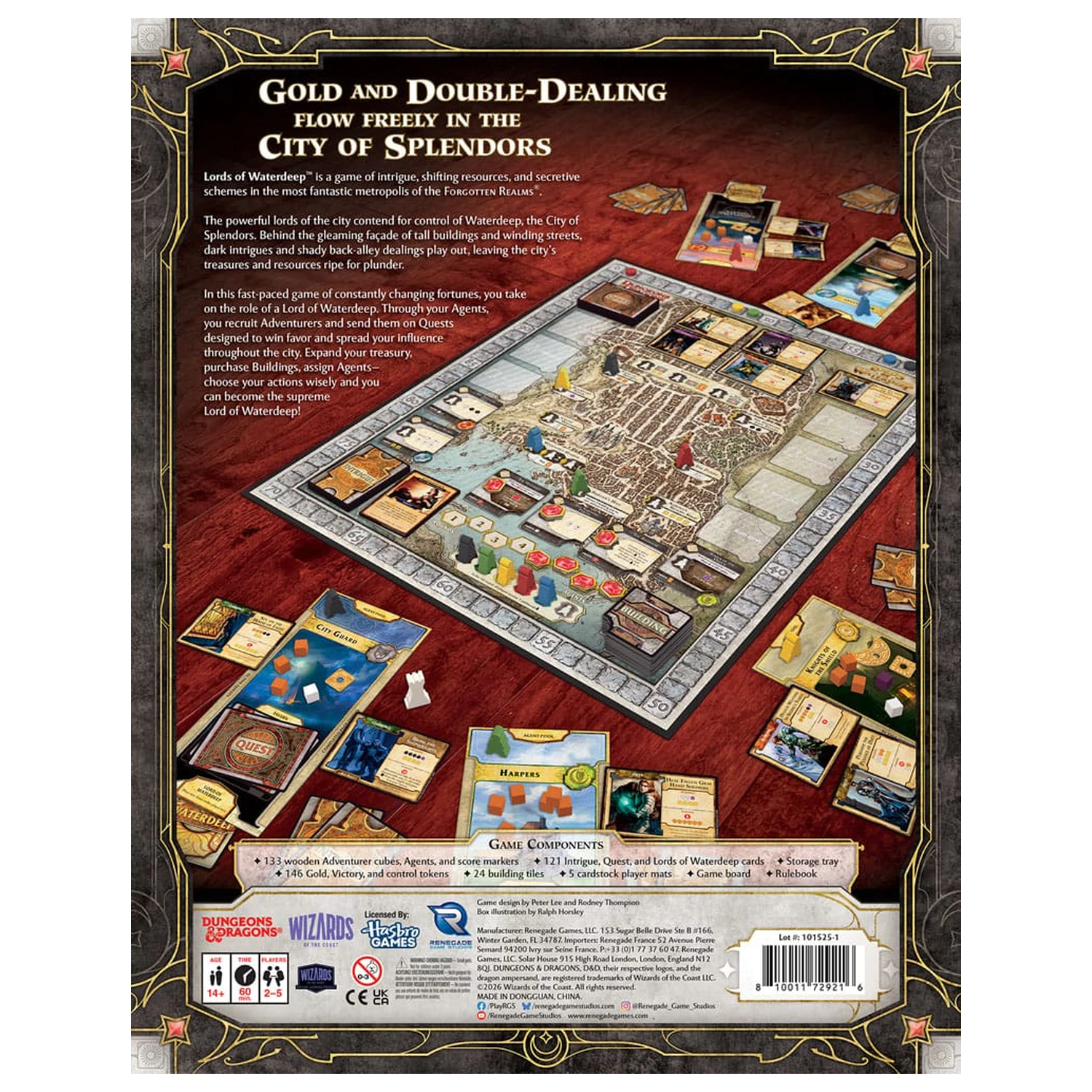 Dungeons & Dragons desková hra Lords of Waterdeep anglická verze fotografii produktu