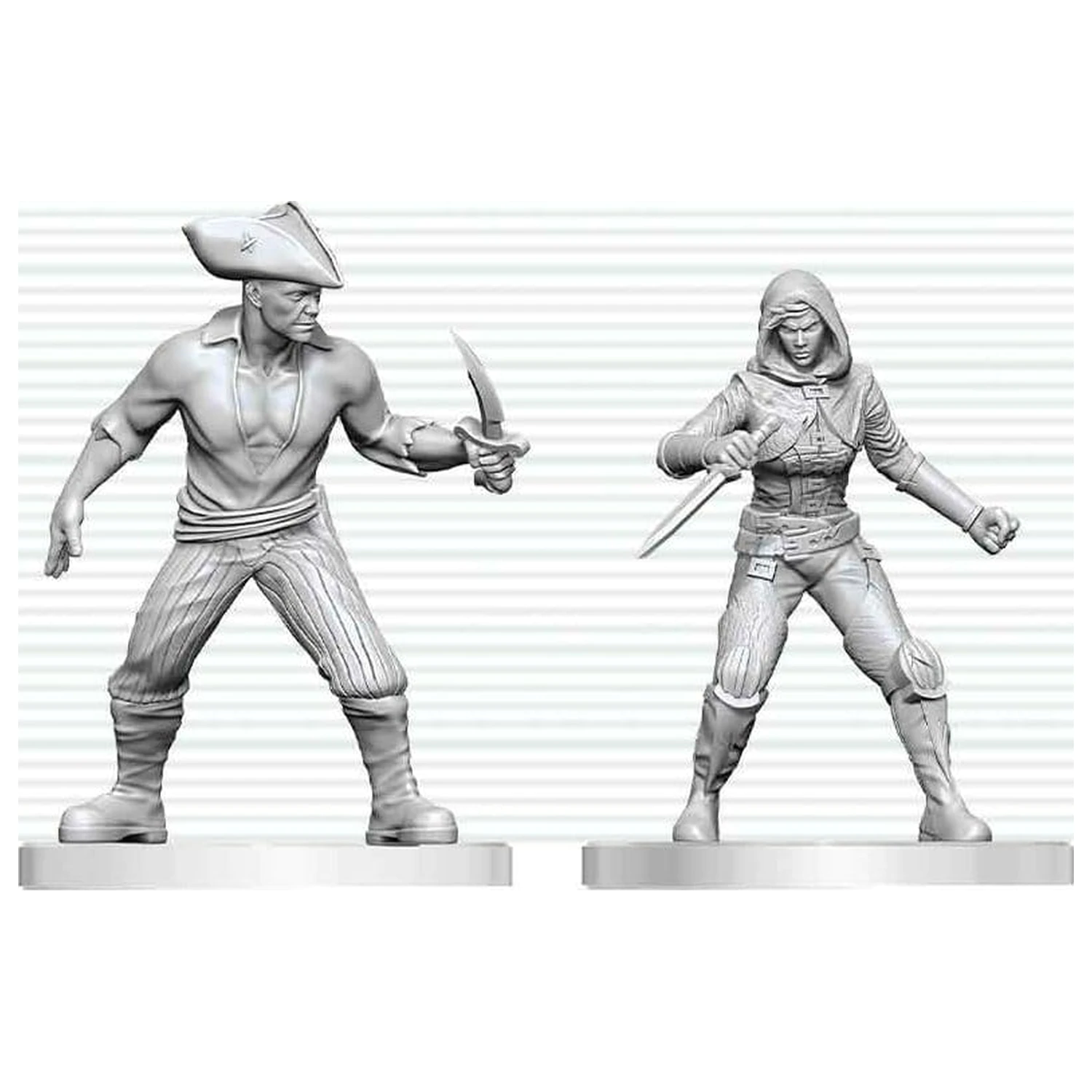 Dungeons & Dragons Nolzur's Marvelous Miniatures Nenabarvená miniatura Bandita a Piráta 14 cm fotografii produktu
