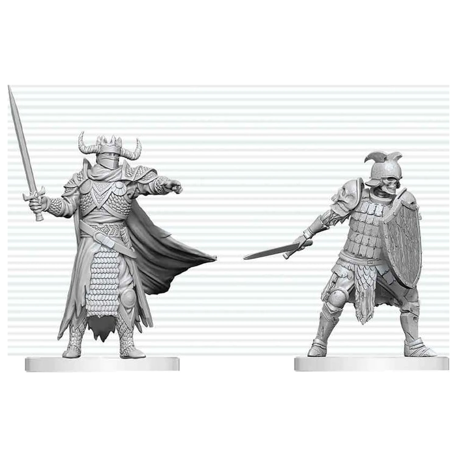 Dungeons & Dragons Nolzur's Marvelous Miniatures Nenabarvená Miniatura Death Knight & Death Knight Aspirant 14 cm fotografii produktu