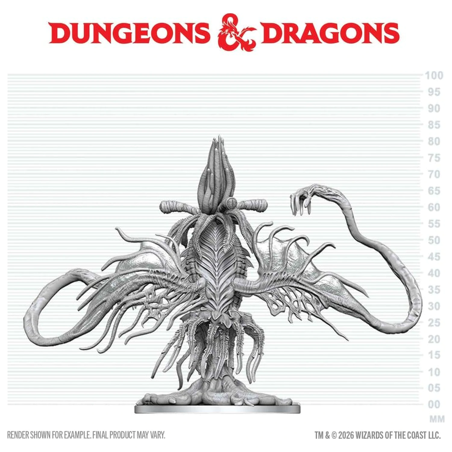 Dungeons & Dragons Nolzur's Marvelous Miniatures Nenabarvená Miniatura Elder Thing 20 cm fotografii produktu