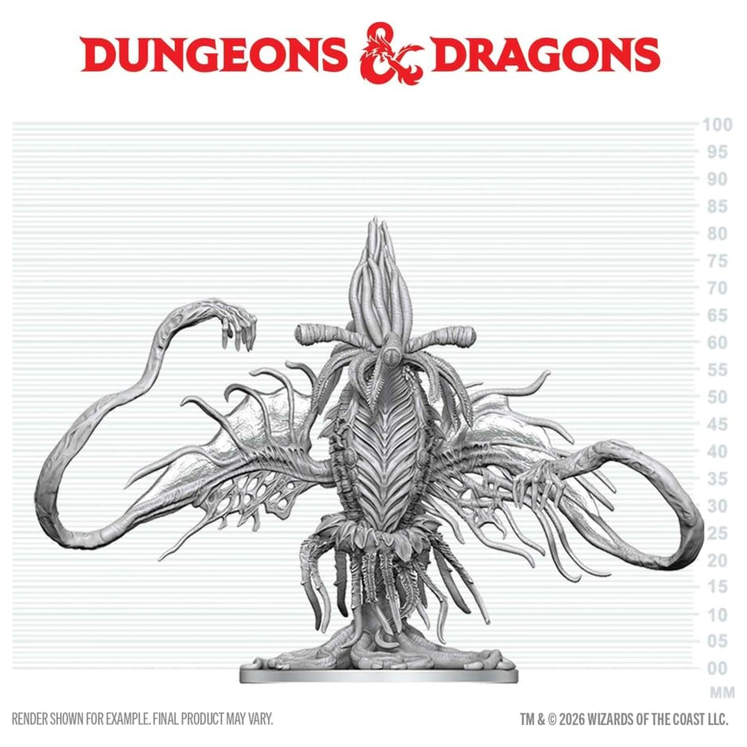Dungeons & Dragons Nolzur's Marvelous Miniatures Nenabarvená Miniatura Elder Thing 20 cm fotografii produktu