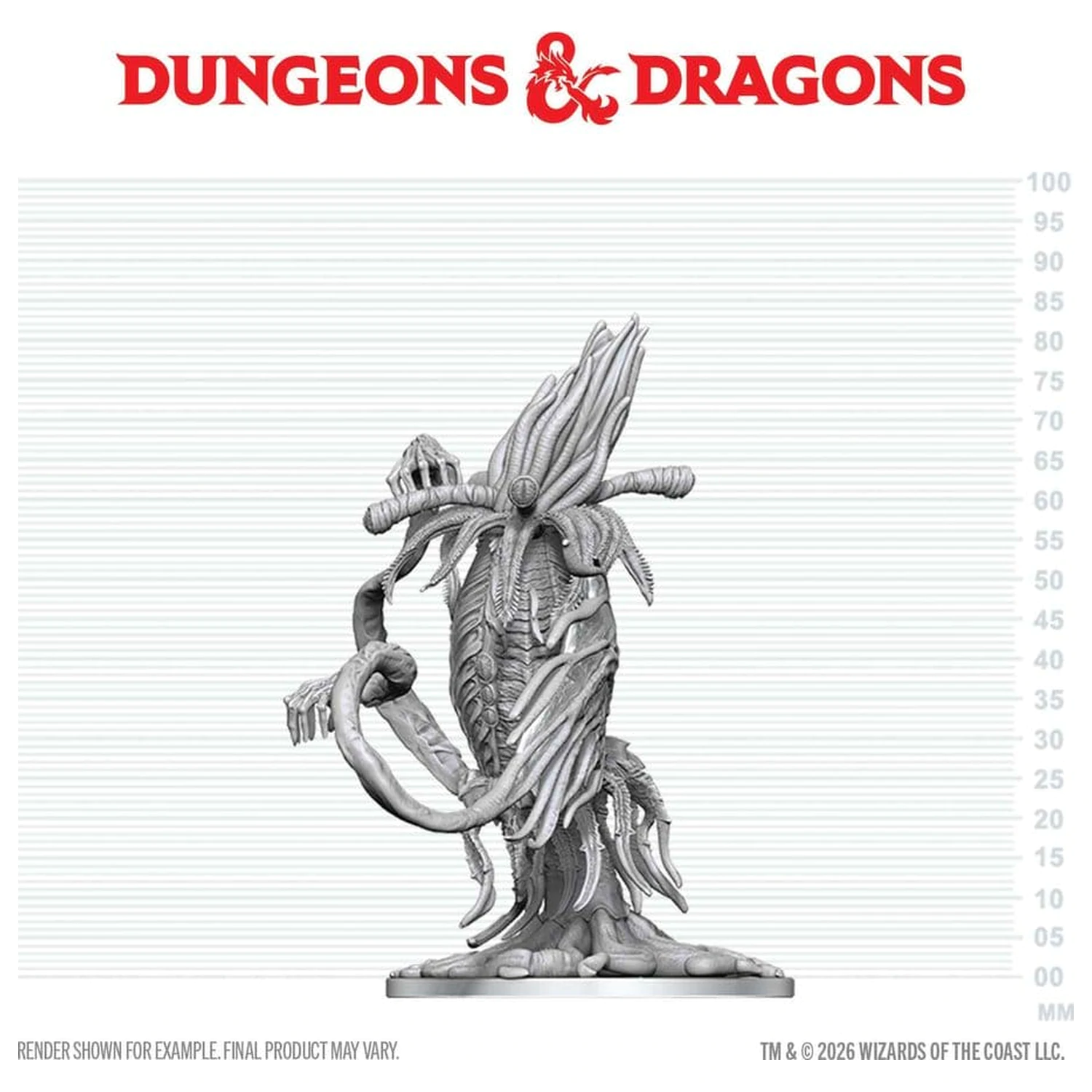 Dungeons & Dragons Nolzur's Marvelous Miniatures Nenabarvená Miniatura Elder Thing 20 cm fotografii produktu