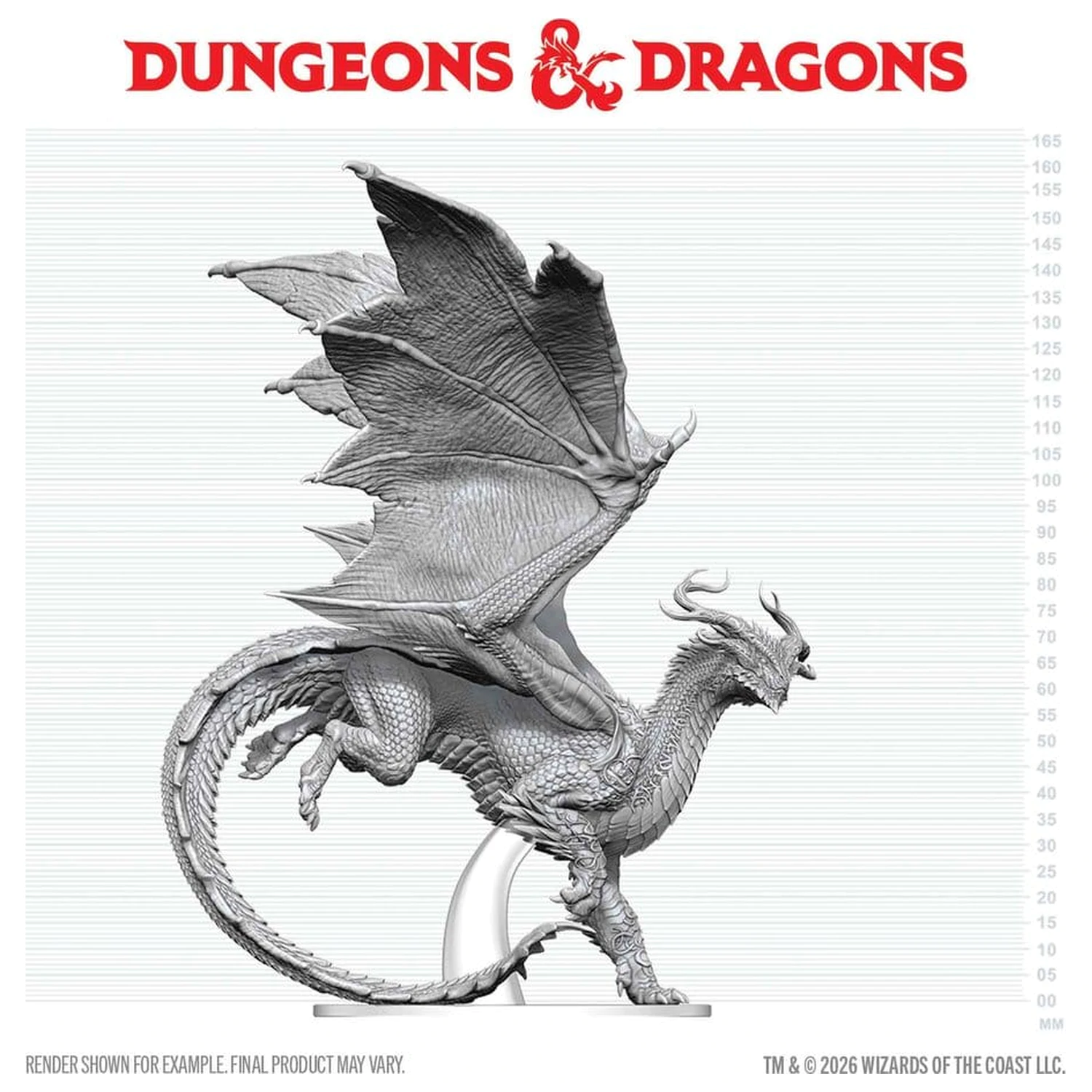 Dungeons & Dragons Nolzur's Marvelous Miniatures Nenabarvená miniatura Dospělý Duch Draka 24 cm fotografii produktu
