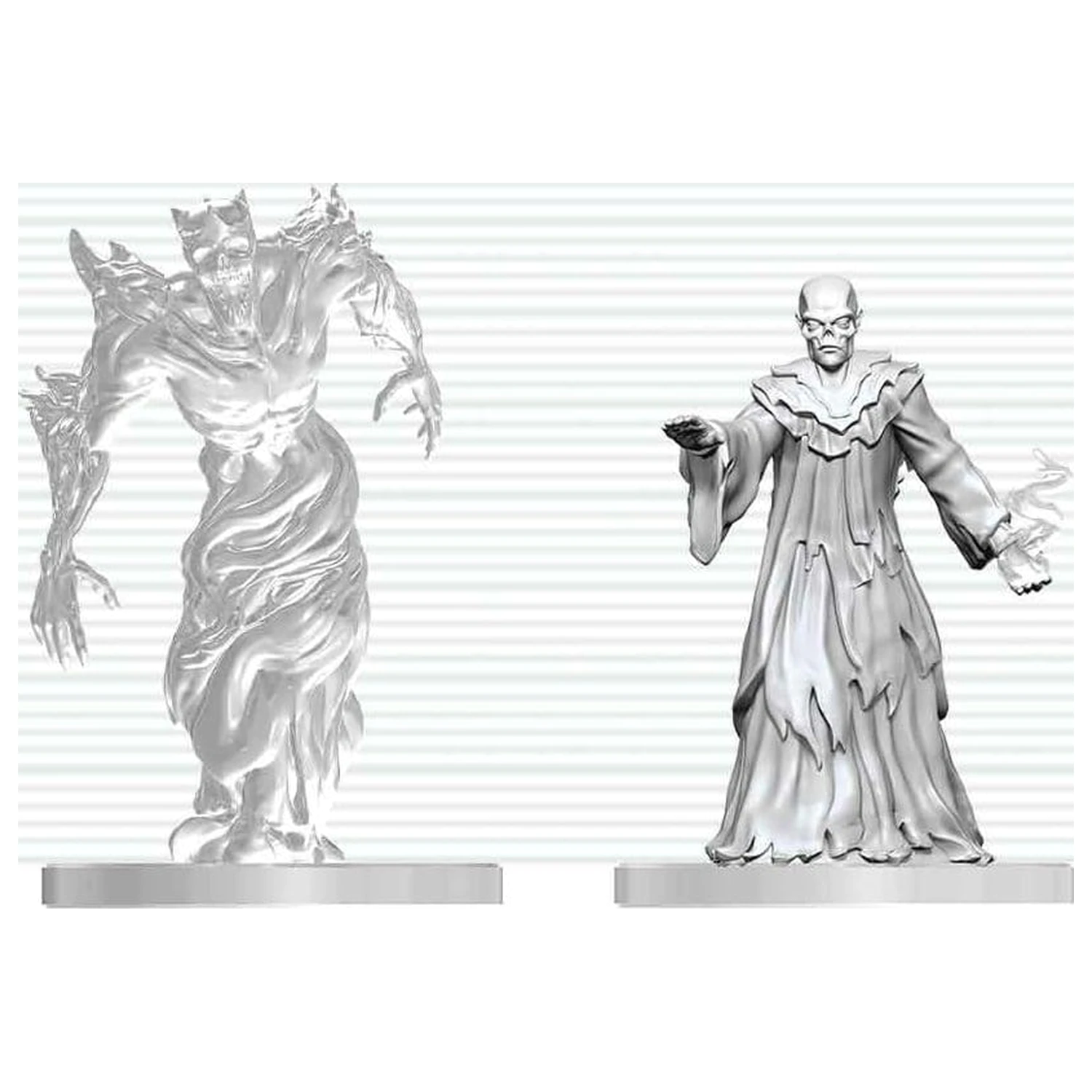 Dungeons & Dragons Nolzur's Marvelous Miniatures Nenabarvená miniatura Ghast Gravecaller & Wraith 14 cm fotografii produktu