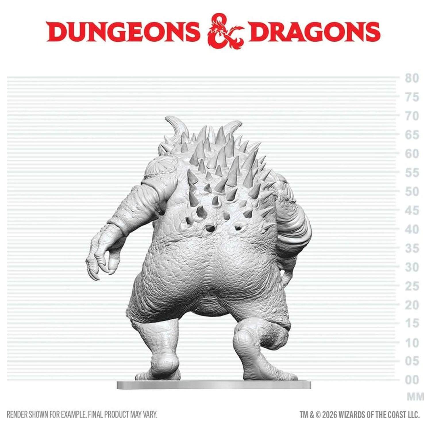 Dungeons & Dragons Nolzur's Marvelous Miniatures Nenabarvená Miniatura Hezrou 17 cm fotografii produktu