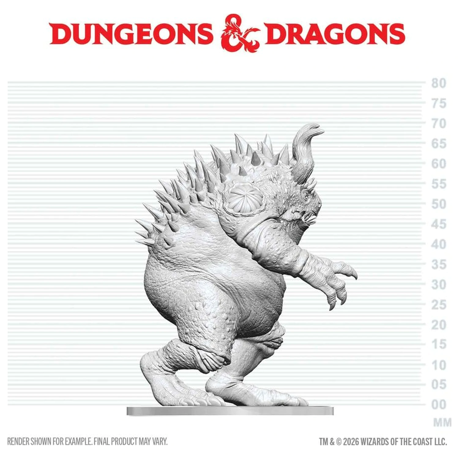 Dungeons & Dragons Nolzur's Marvelous Miniatures Nenabarvená Miniatura Hezrou 17 cm fotografii produktu