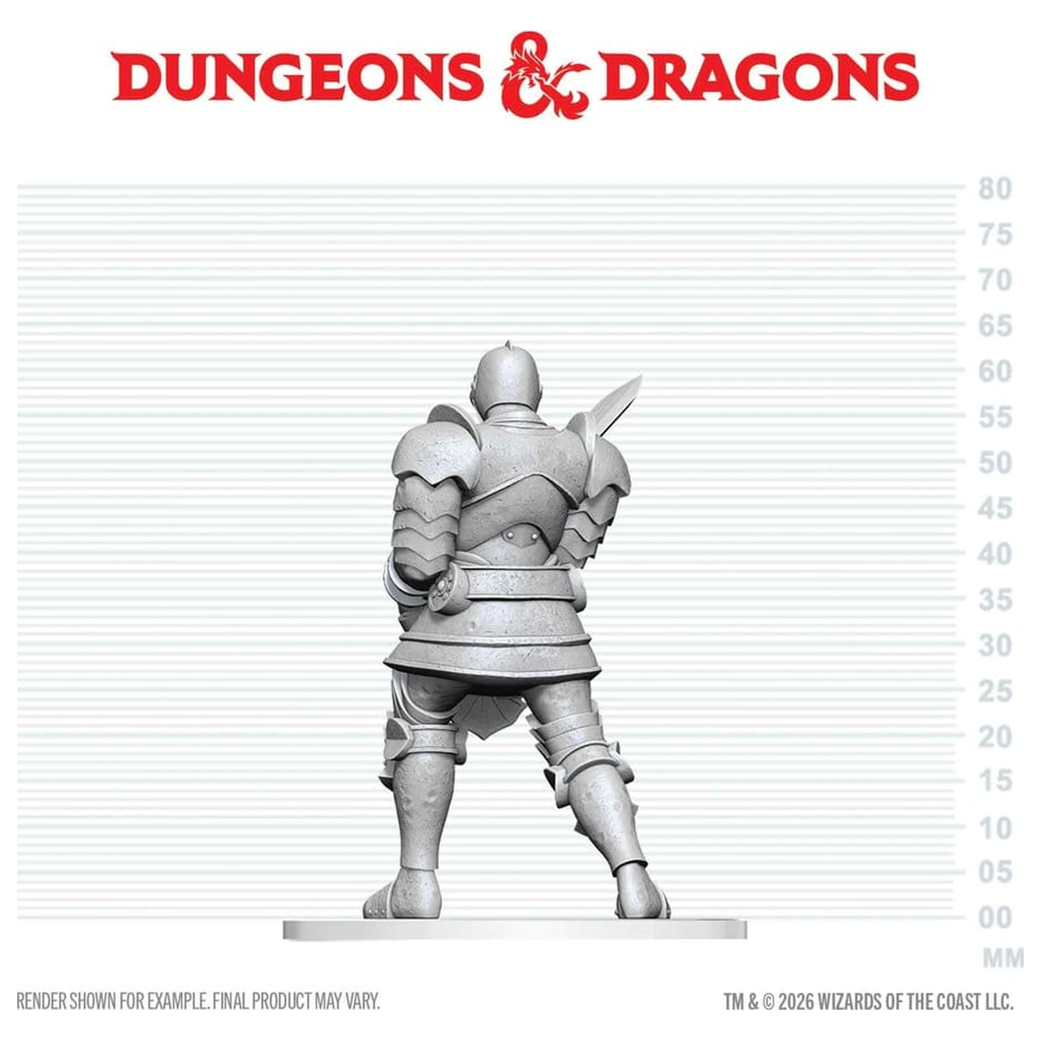 Dungeons & Dragons Nolzur's Marvelous Miniatures Nenabarvená miniatura Red Knight Guardian Golem 14 cm fotografii produktu