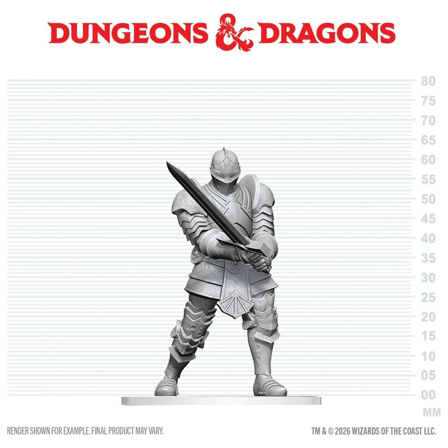 Dungeons & Dragons Nolzur's Marvelous Miniatures Nenabarvená miniatura Red Knight Guardian Golem 14 cm fotografii produktu