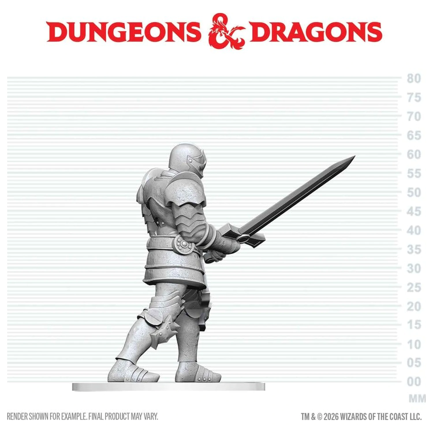 Dungeons & Dragons Nolzur's Marvelous Miniatures Nenabarvená miniatura Red Knight Guardian Golem 14 cm fotografii produktu