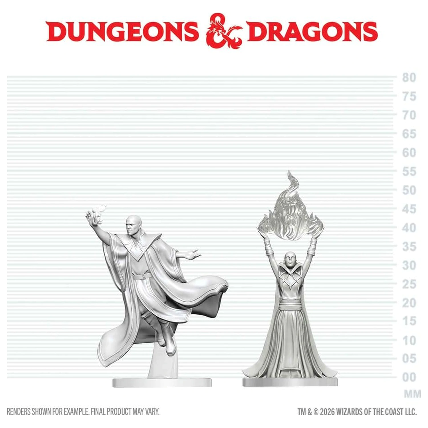 Dungeons & Dragons Nolzur's Marvelous Miniatures Nenabarvená miniatura Rudý kouzelník mág a Arcimág 14 cm fotografii produktu
