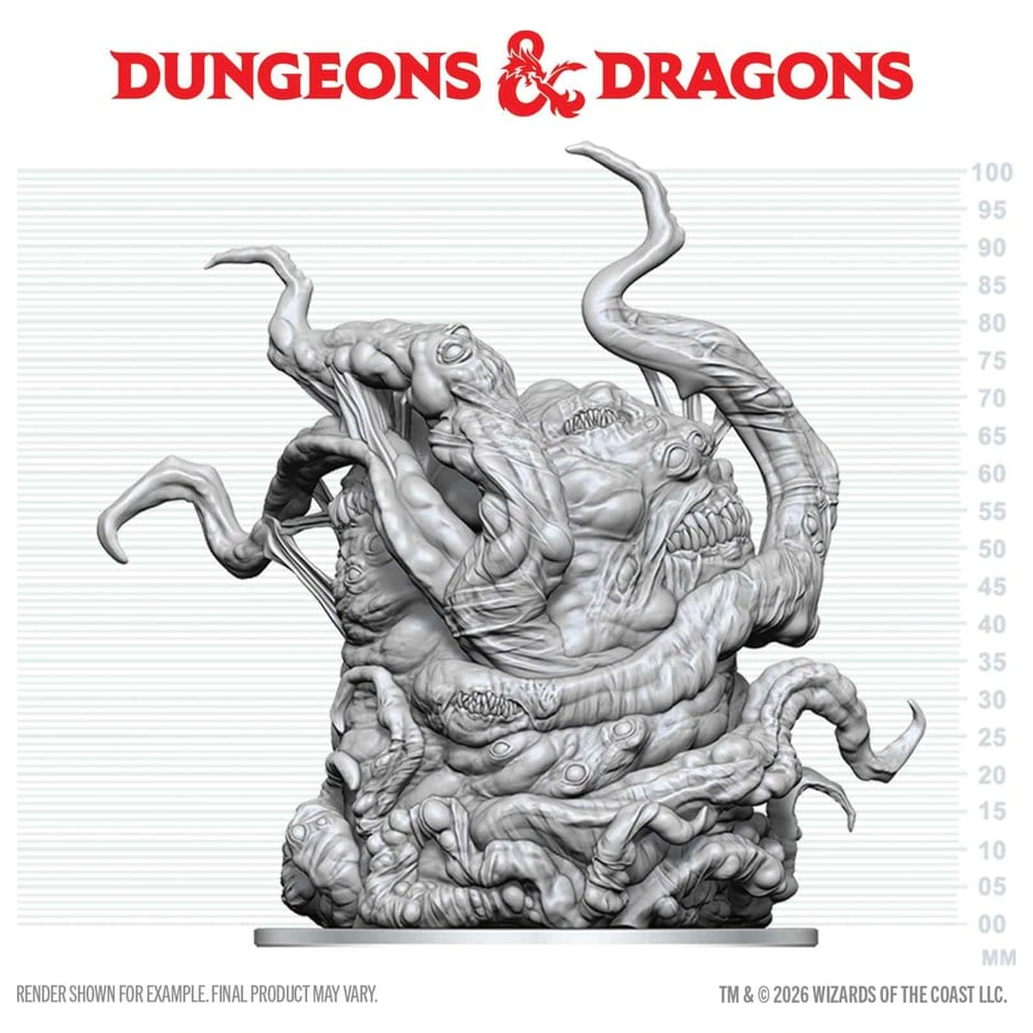 Dungeons & Dragons Nolzur's Marvelous Miniatures Nenabarvená Miniatura Shoggoth 20 cm fotografii produktu