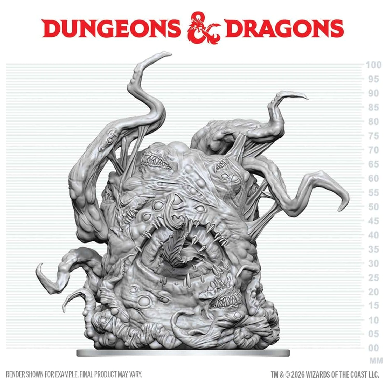 Dungeons & Dragons Nolzur's Marvelous Miniatures Nenabarvená Miniatura Shoggoth 20 cm fotografii produktu