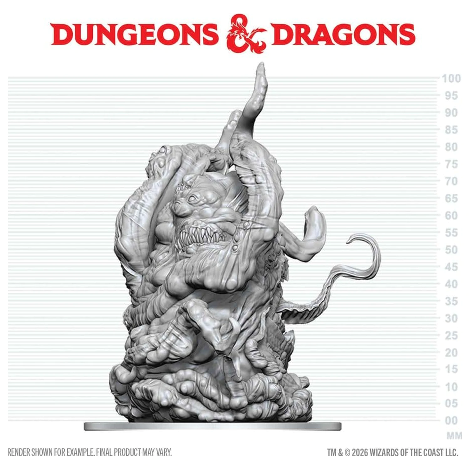 Dungeons & Dragons Nolzur's Marvelous Miniatures Nenabarvená Miniatura Shoggoth 20 cm fotografii produktu