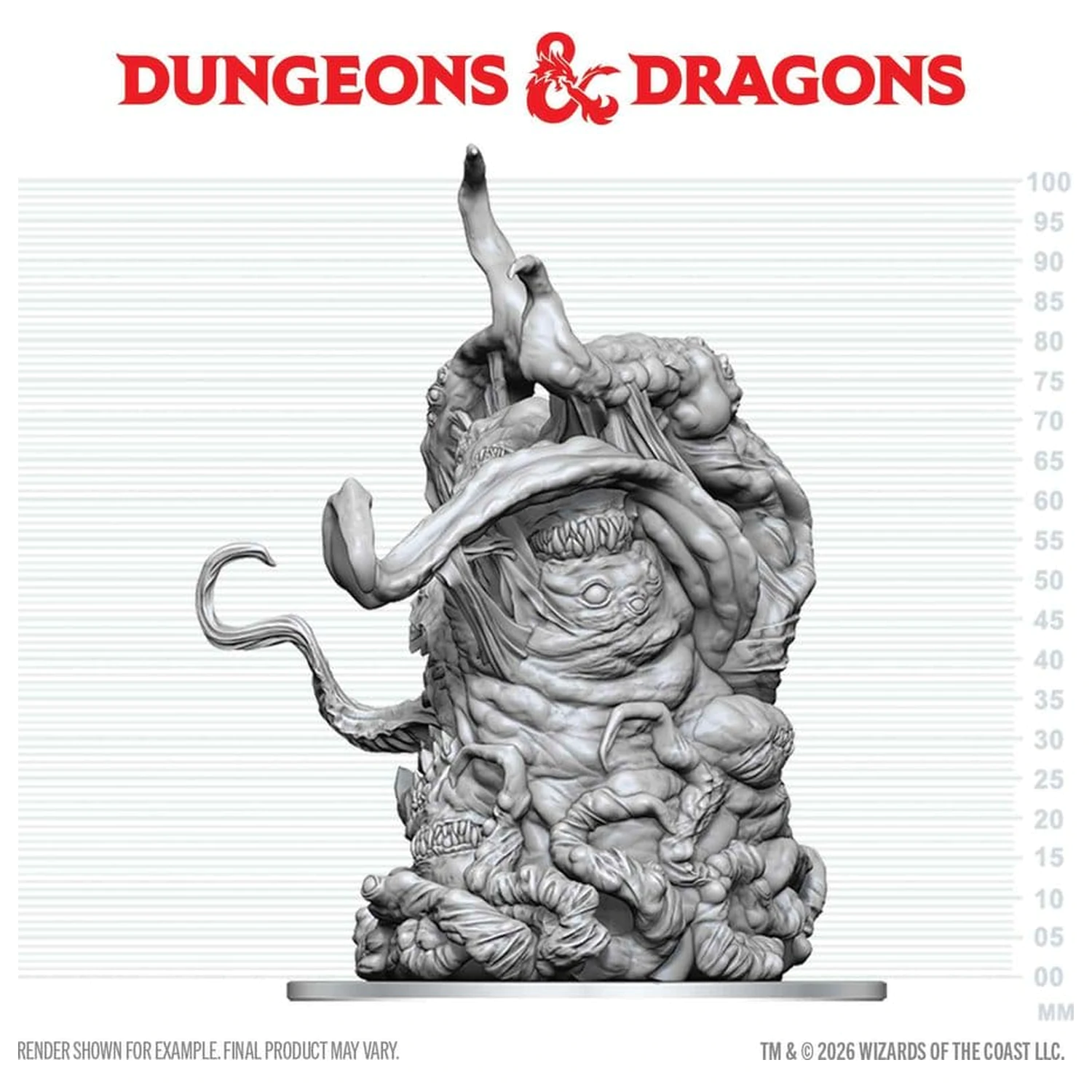 Dungeons & Dragons Nolzur's Marvelous Miniatures Nenabarvená Miniatura Shoggoth 20 cm fotografii produktu