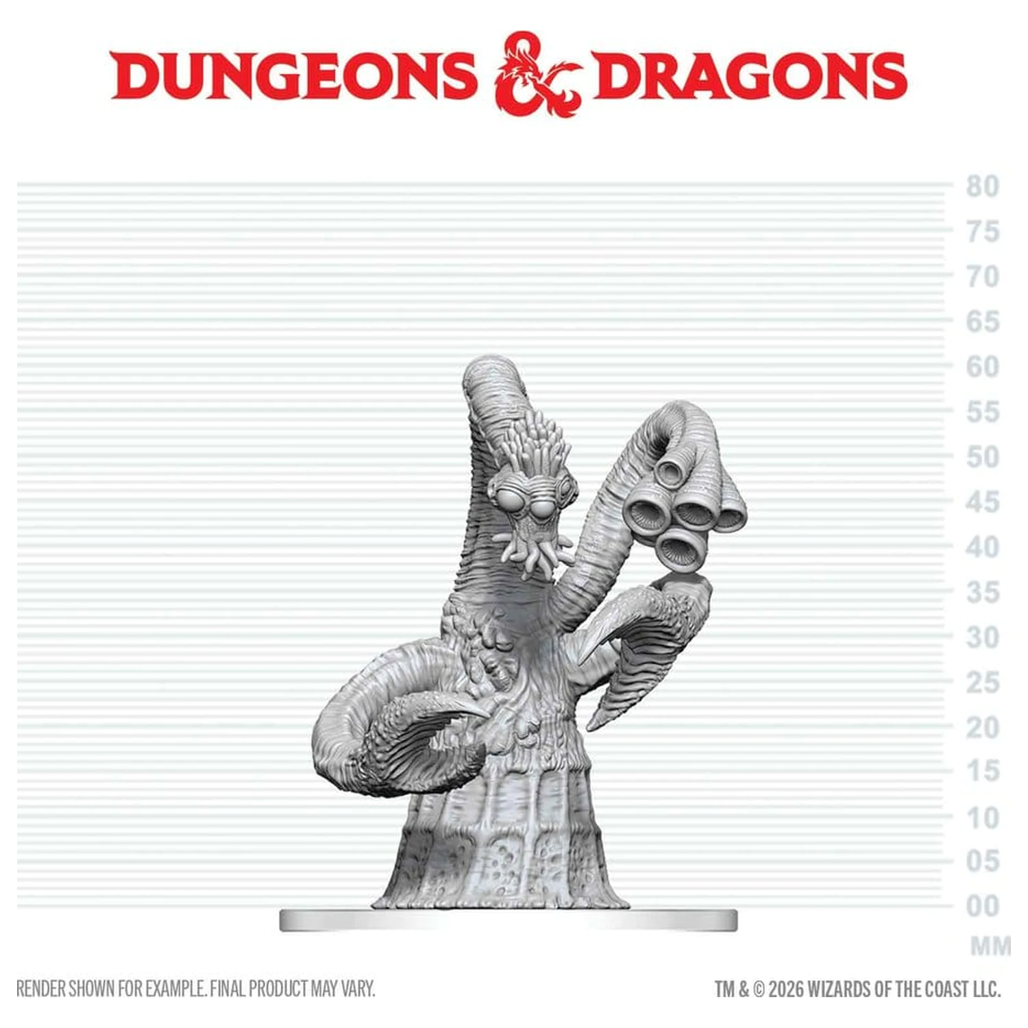Dungeons & Dragons Nolzur's Marvelous Miniatures Nenabarvená miniatura Yithian 14 cm fotografii produktu