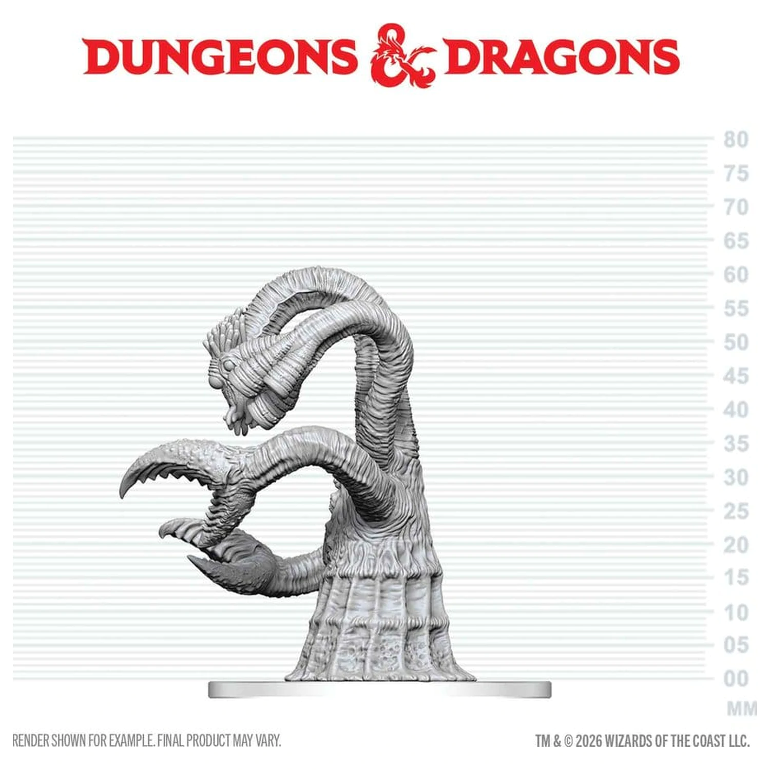 Dungeons & Dragons Nolzur's Marvelous Miniatures Nenabarvená miniatura Yithian 14 cm fotografii produktu