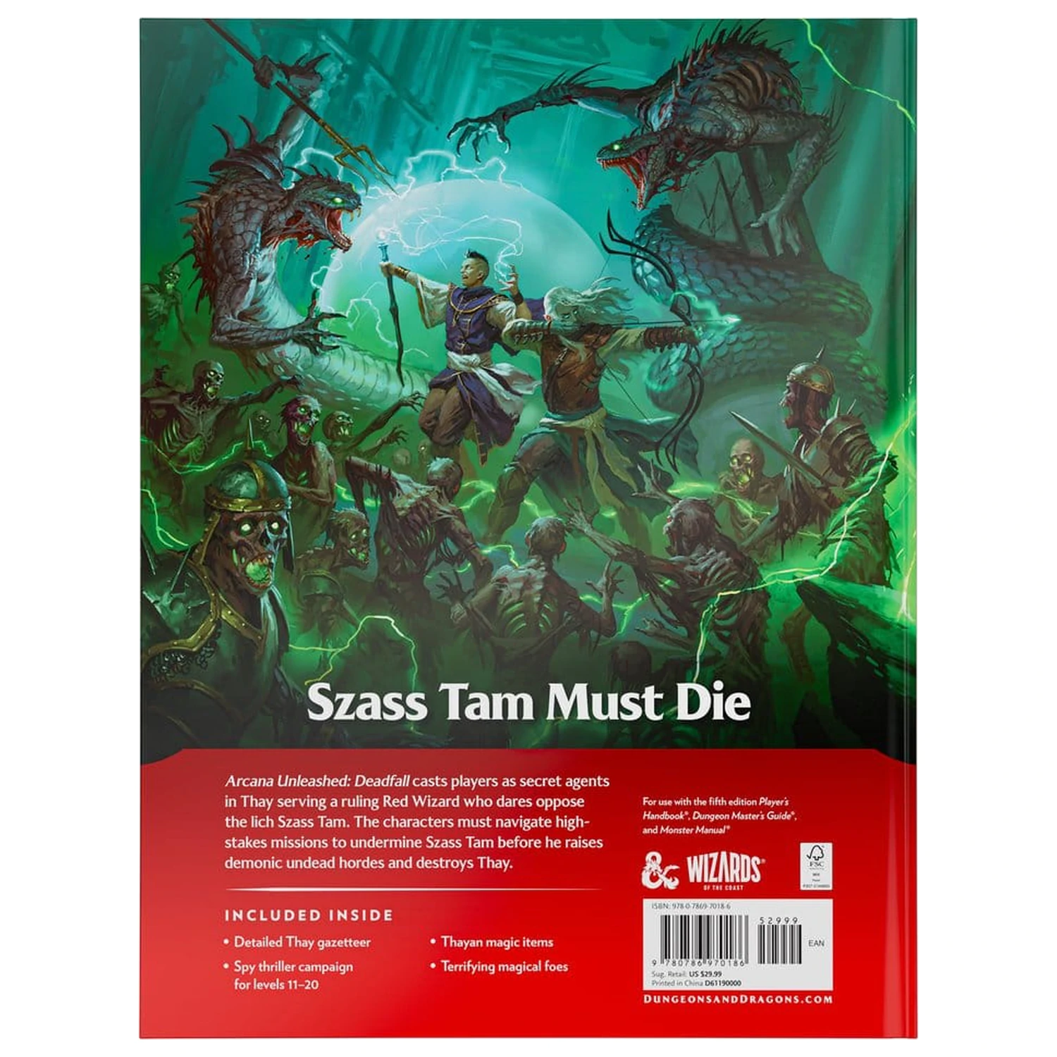 Dungeons & Dragons RPG Arcana Unleashed: Deadfall Kniha *anglická verze* fotografii produktu