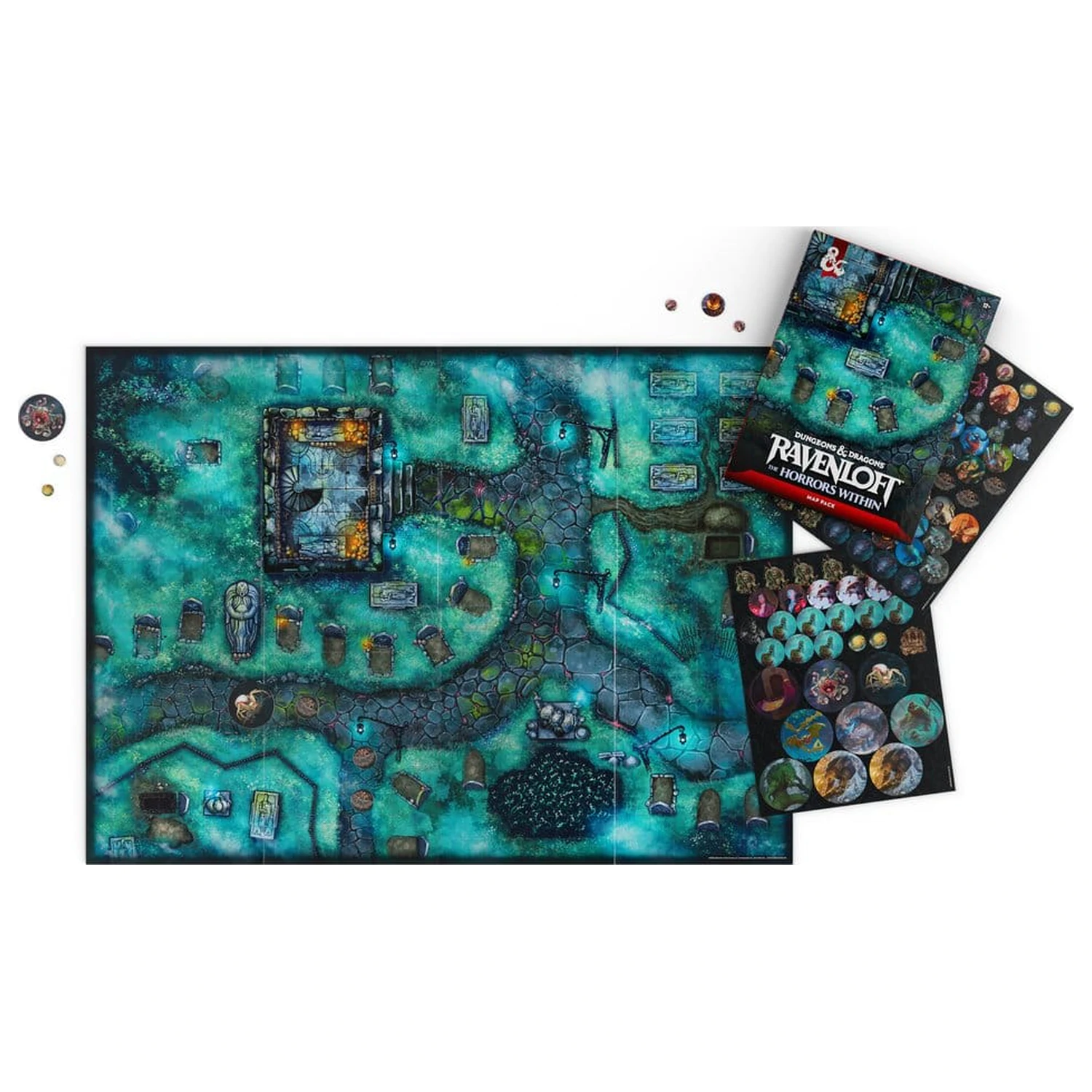 Dungeons & Dragons RPG Ravenloft: The Horrors Within sada map *anglická verze* fotografii produktu