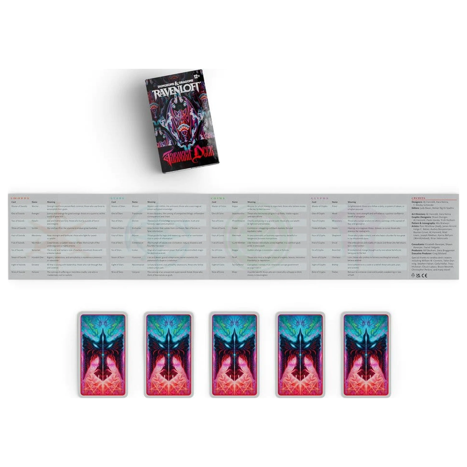 Dungeons & Dragons RPG Ravenloft: The Horrors Within Tarokka balíček karet *anglická verze* fotografii produktu