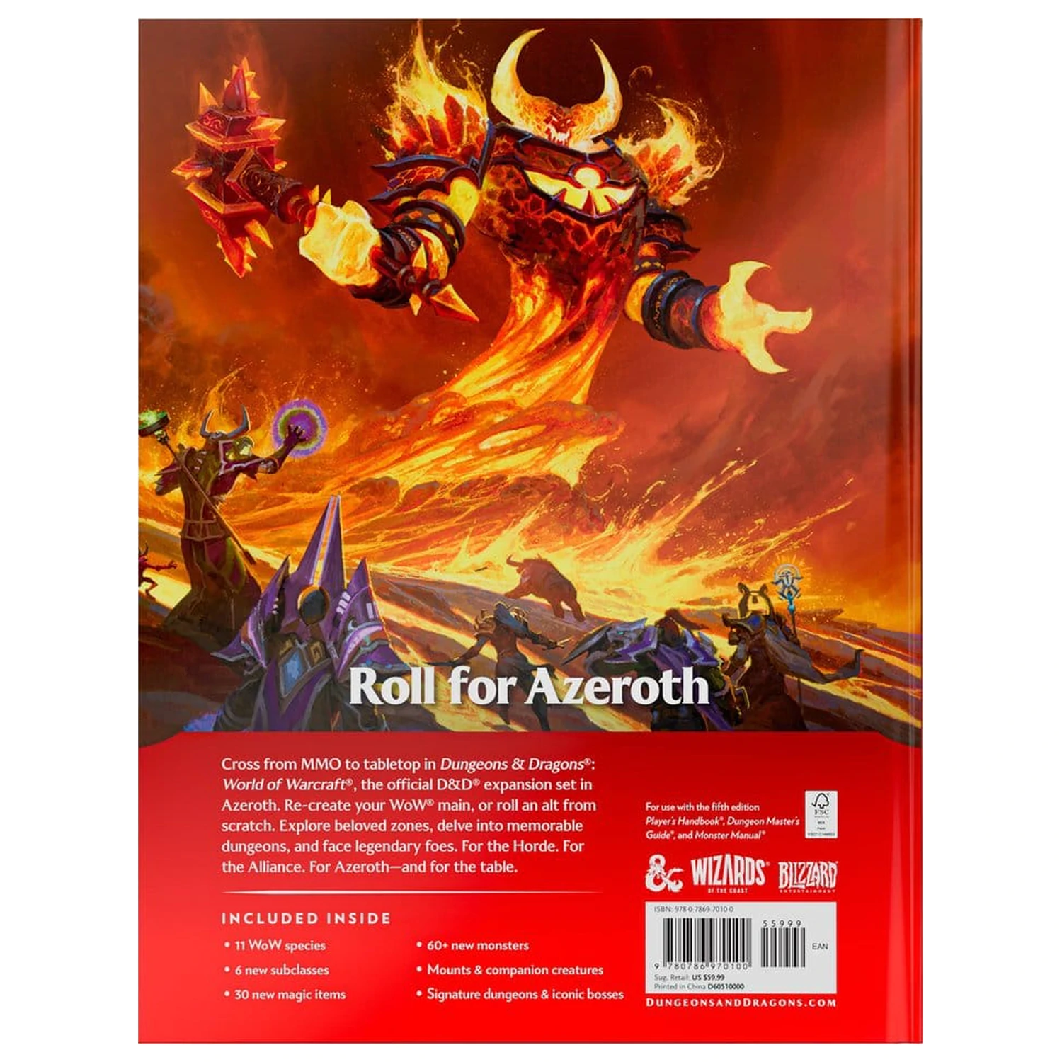 Dungeons & Dragons RPG World of Warcraft kniha anglická verze fotografii produktu