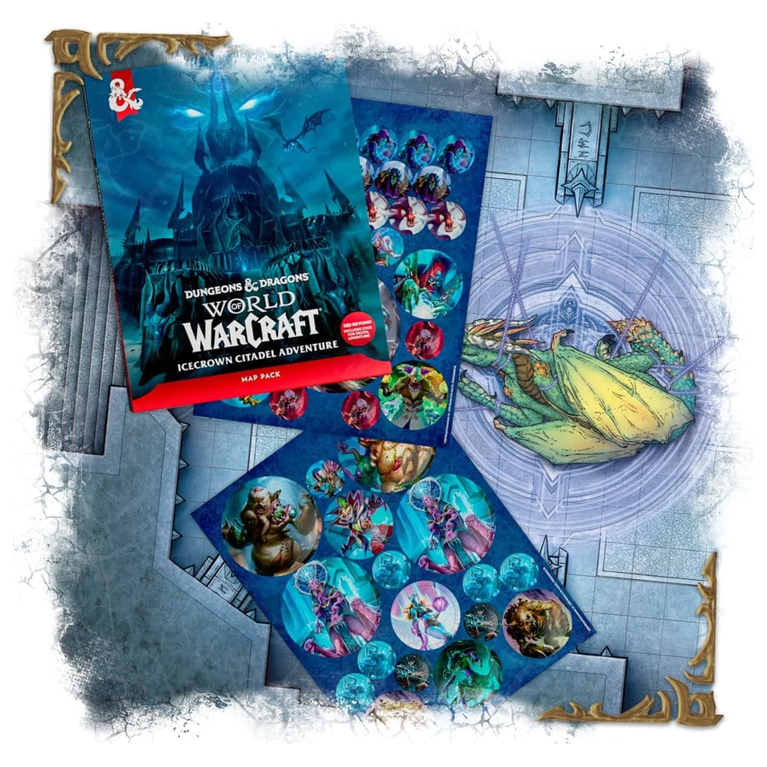 Dungeons & Dragons RPG World of Warcraft: Icecrown Citadel Adventure Map Pack *Anglická verze* fotografii produktu