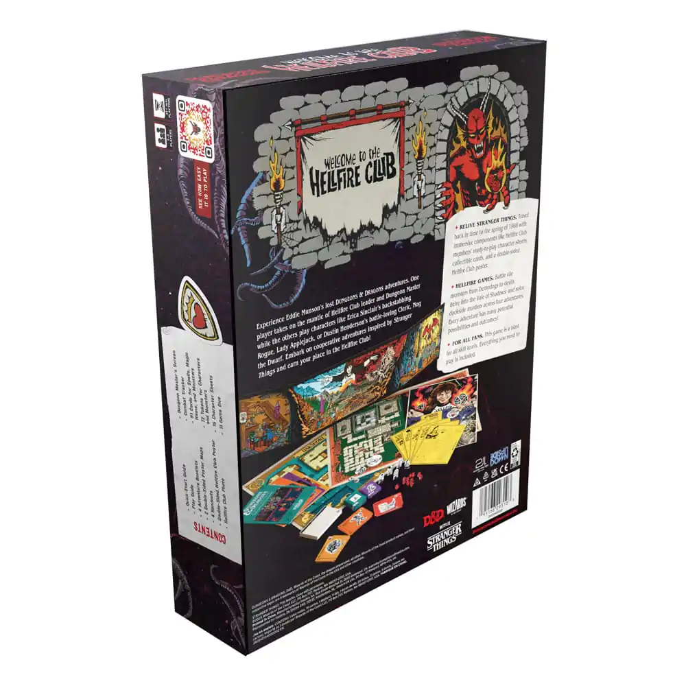 Dungeons & Dragons desková hra Stranger Things: Welcome to the Hellfire Club english fotografii produktu