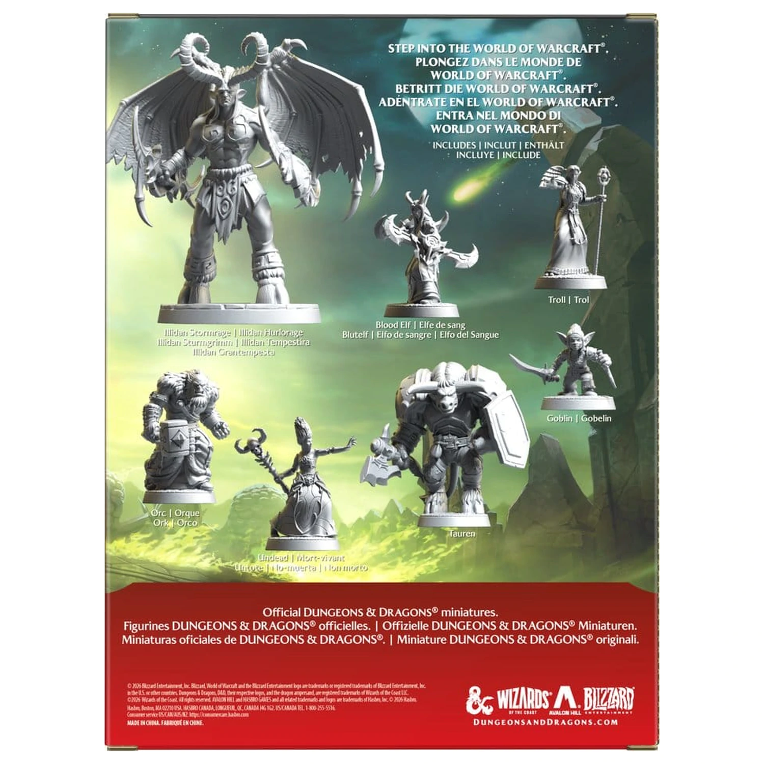 Dungeons & Dragons x World of Warcraft sada miniatur 1 fotografii produktu