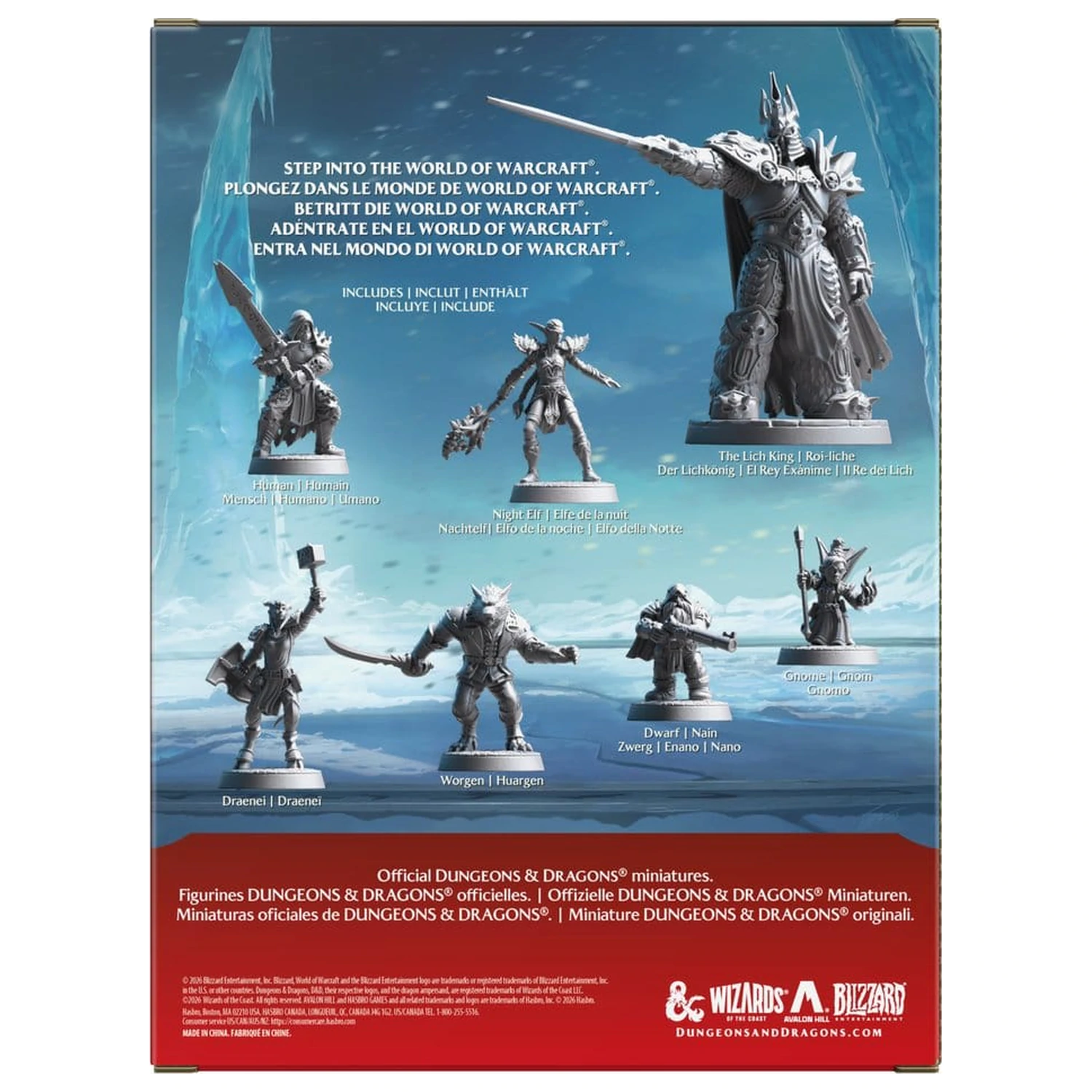 Dungeons & Dragons x World of Warcraft Set 2 miniatur fotografii produktu