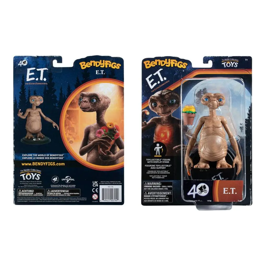 E.T. the Extra-Terrestrial Bendyfigs Ohýbací Figurka E.T. 14 cm fotografii produktu