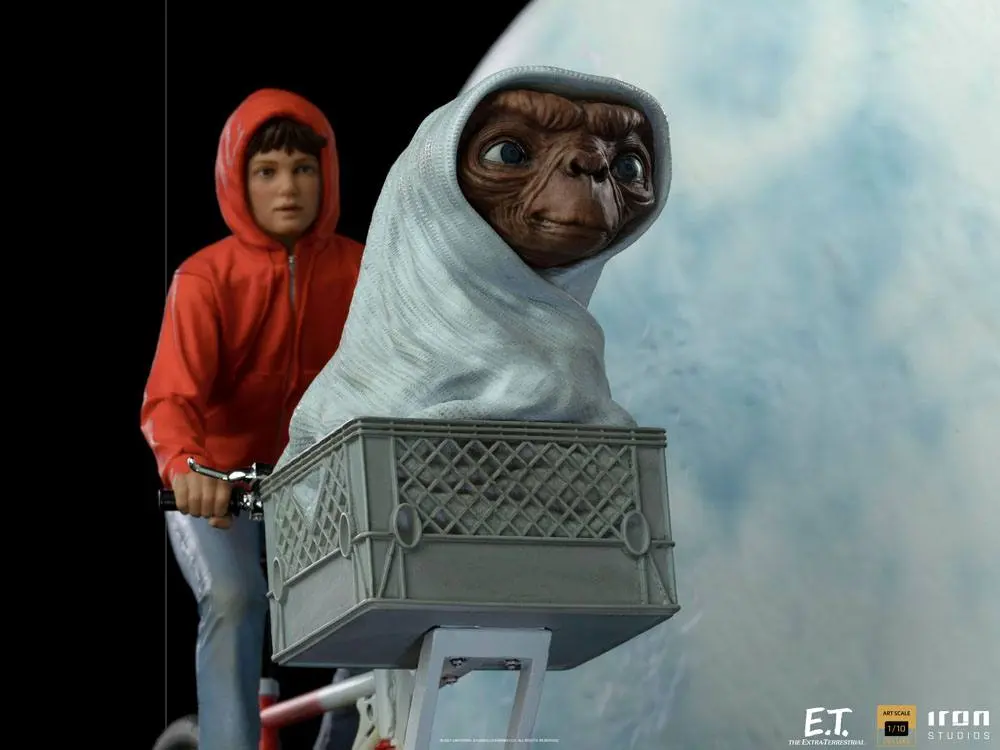 E.T. the Extra-Terrestrial Deluxe Art Scale Statue 1/10 E.T. & Elliot 27 cm Sběratelská soška fotografii produktu