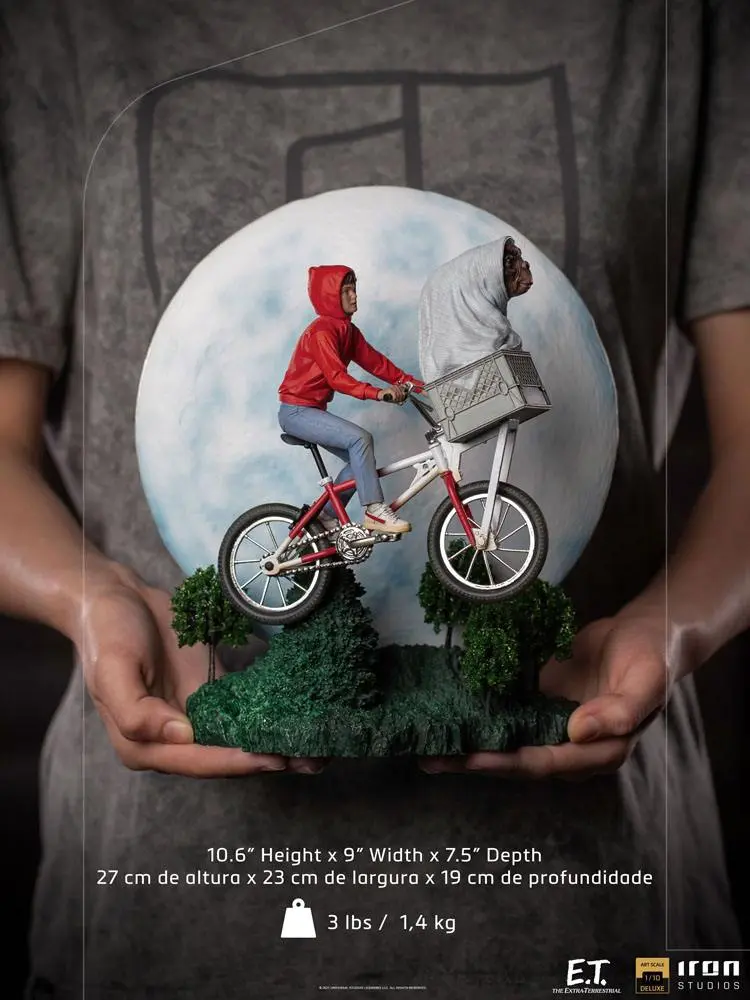 E.T. the Extra-Terrestrial Deluxe Art Scale Statue 1/10 E.T. & Elliot 27 cm Sběratelská soška fotografii produktu