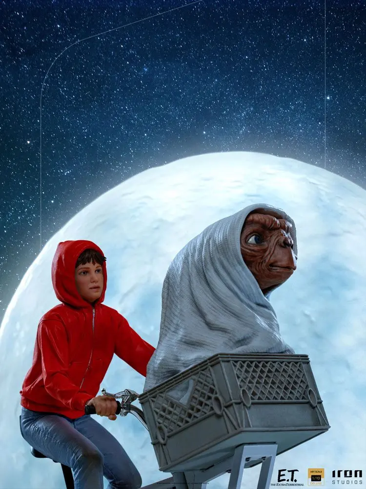 E.T. the Extra-Terrestrial Deluxe Art Scale Statue 1/10 E.T. & Elliot 27 cm Sběratelská soška fotografii produktu