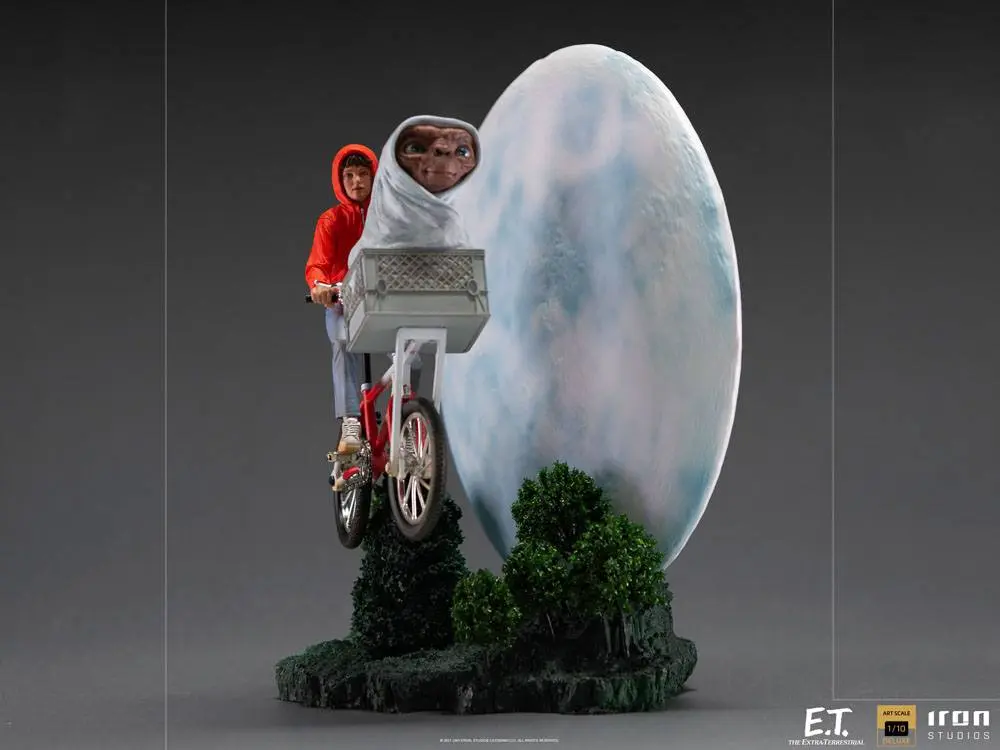 E.T. the Extra-Terrestrial Deluxe Art Scale Statue 1/10 E.T. & Elliot 27 cm Sběratelská soška fotografii produktu
