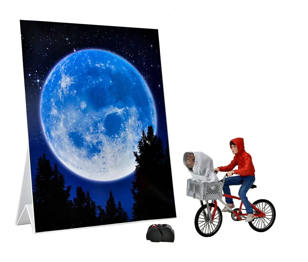 E.T. the Extra-Terrestrial Akční figurka Elliott & E.T. na jízdním kole 13 cm fotografii produktu
