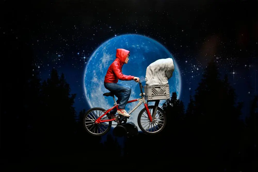 E.T. the Extra-Terrestrial Akční figurka Elliott & E.T. na jízdním kole 13 cm fotografii produktu