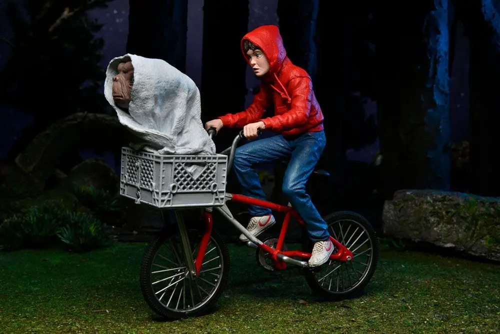 E.T. the Extra-Terrestrial Akční figurka Elliott & E.T. na jízdním kole 13 cm fotografii produktu