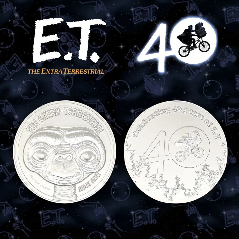 E.T. the Extra-Terrestrial Medailon E.T. 40. výročí Limitovaná edice Medailon fotografii produktu