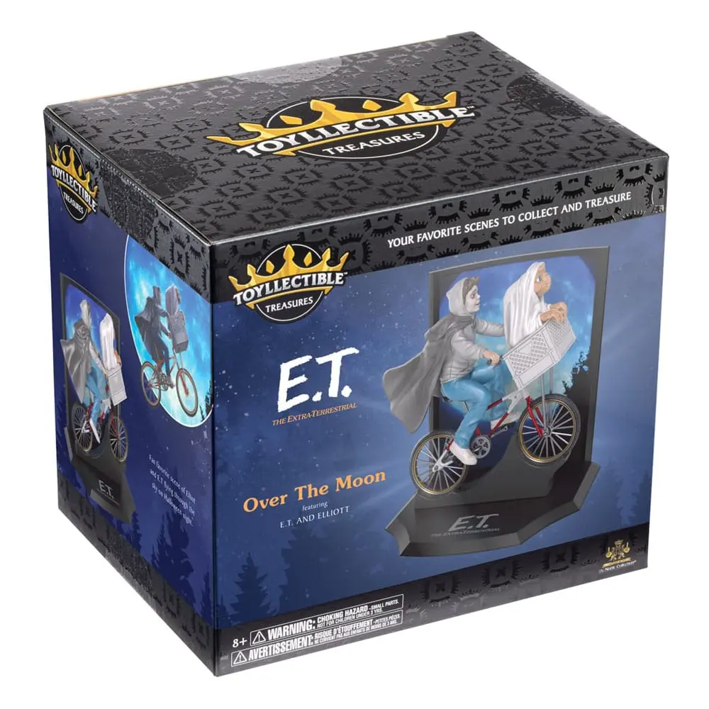 E.T. Toyllectible Treasure Socha E.T. and Elliott Over the Moon 13 cm fotografii produktu