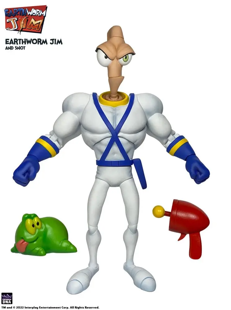 Earthworm Jim Akční figurka Vlna 1: Earthworm Jim & Snot 15 cm fotografii produktu