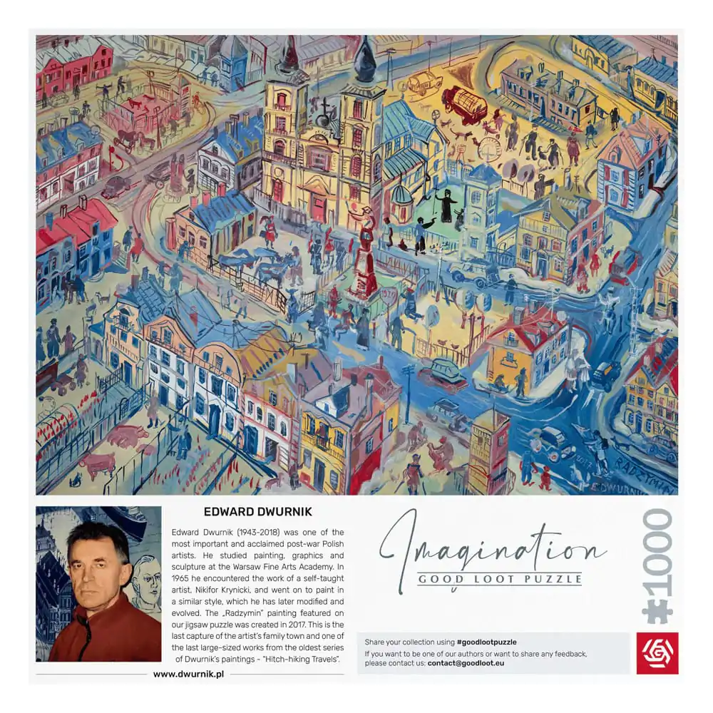 Edward Dwurnik Imagination Puzzle Radzymin (1000 dílků) fotografii produktu