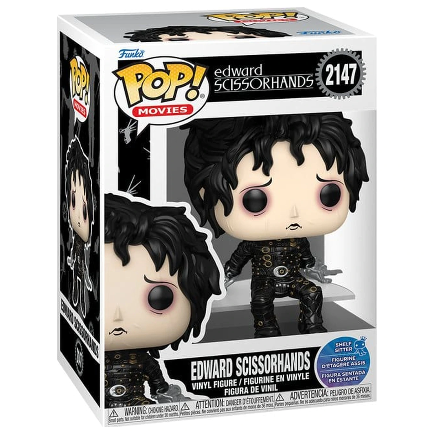 Edward Scissorhands Funko POP! Movies Vinylová Figurka Edward (Sitting) 9 cm fotografii produktu