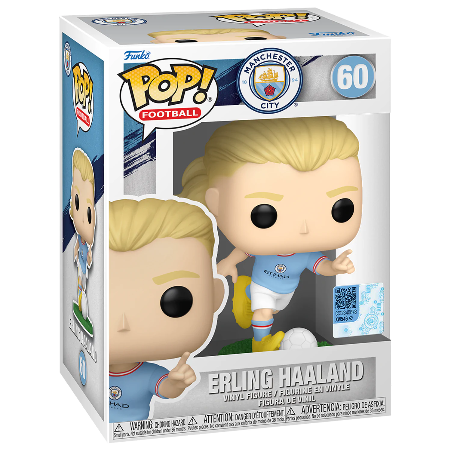 EFL POP! Football Vinylová figurka ManCity - Erling Haaland 9 cm fotografii produktu