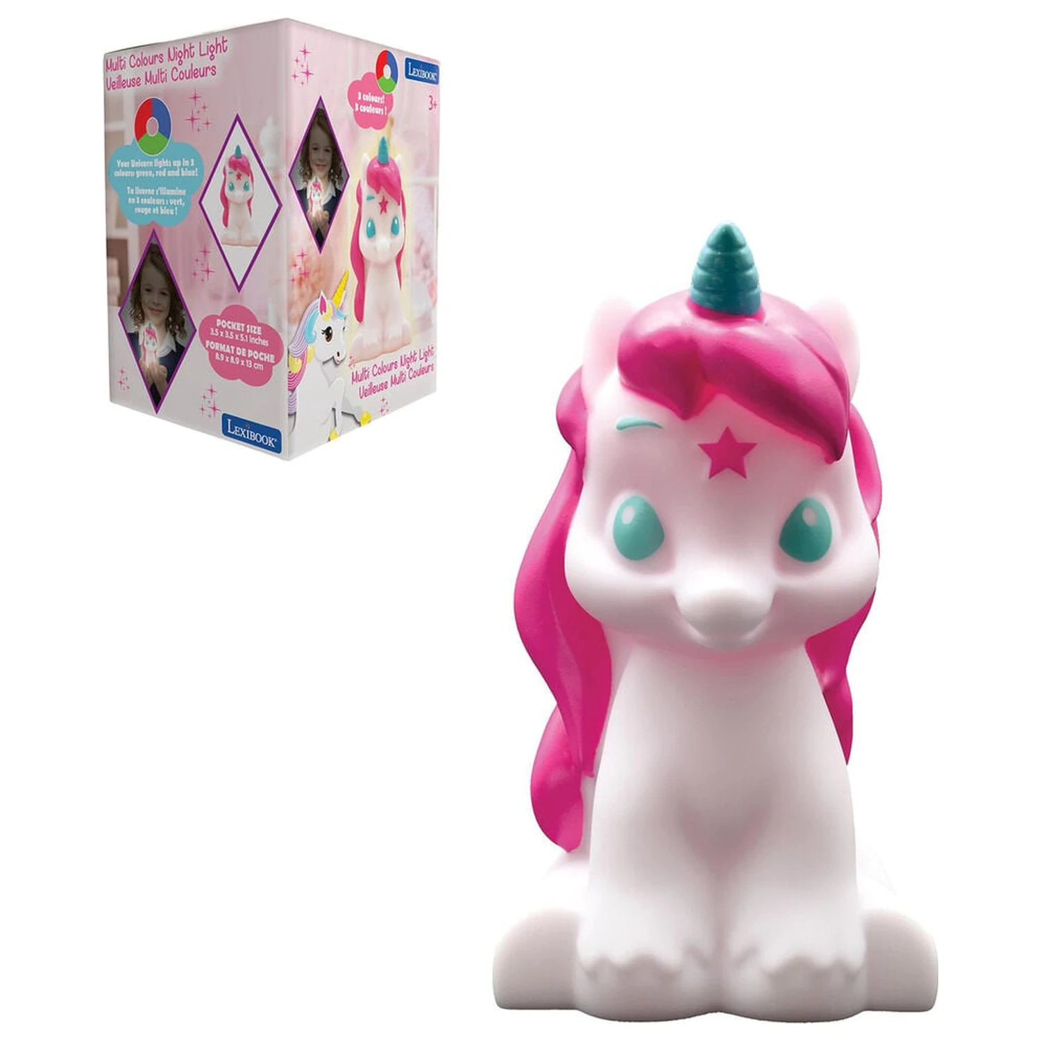 Unicorn 3D noční světlo fotografii produktu